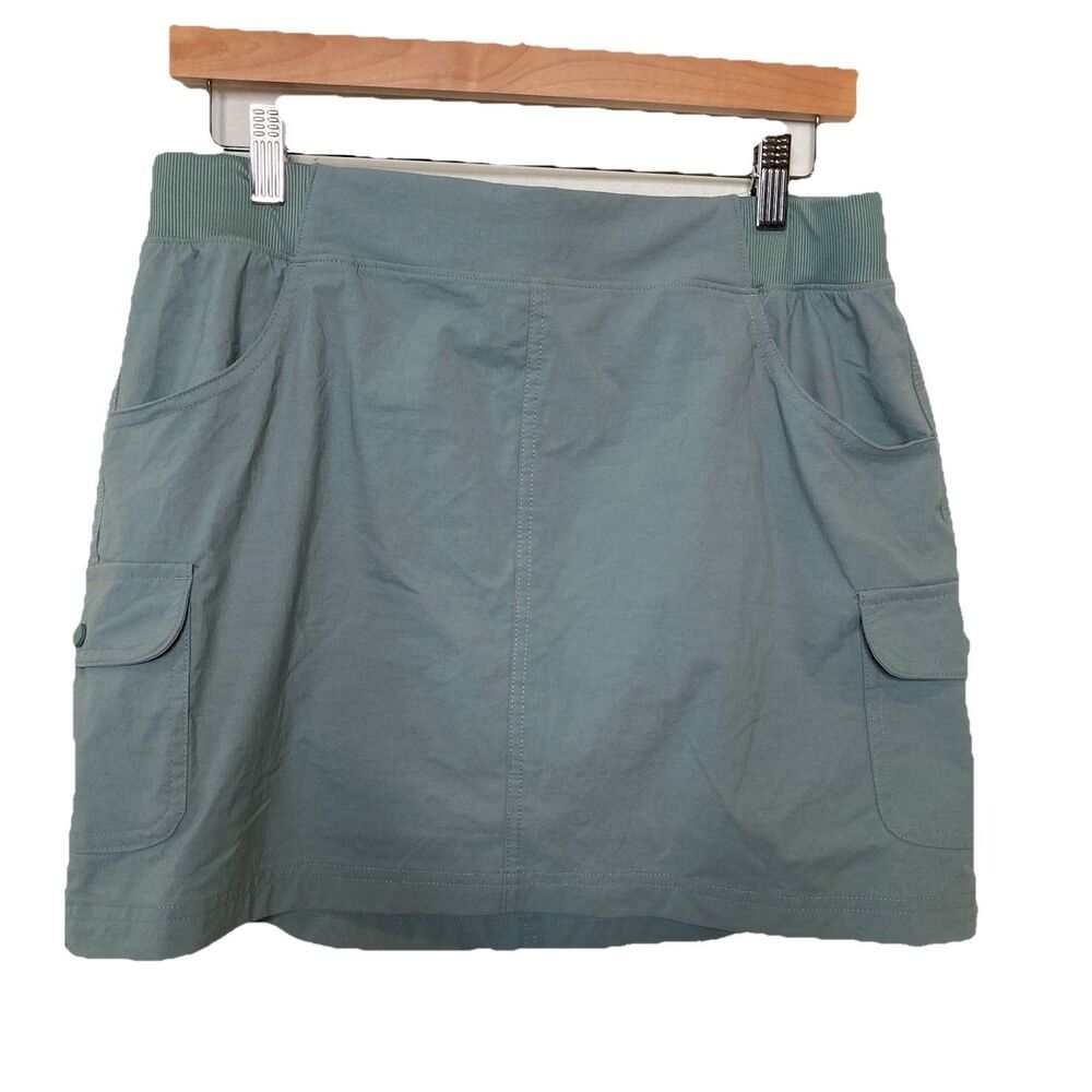 Eddie Bauer Christine Build-in Shorts Cargo Pockets Stretch Skort Womens Medium - Picture 3 of 13